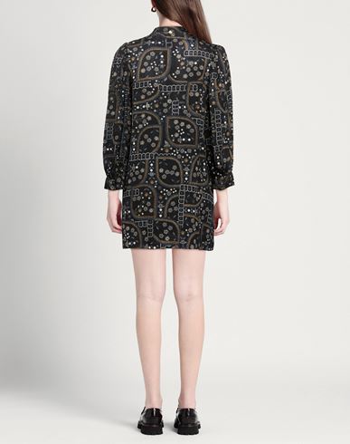 Woman Mini dress Black Size 4 Wool
