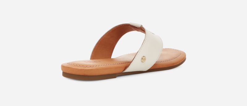 ® Women's Carey Flip Leather Sandals in Jasmine, Size 9
