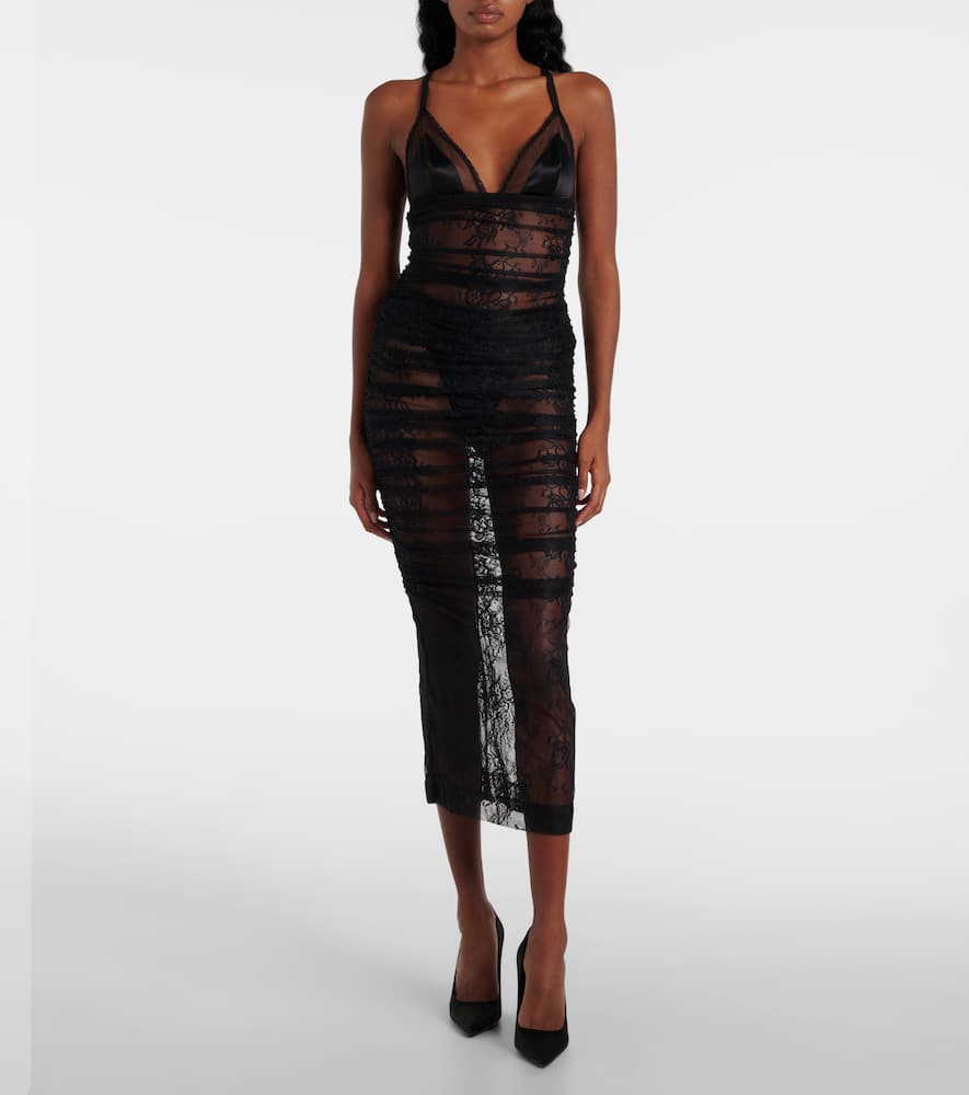 Lace slip dress