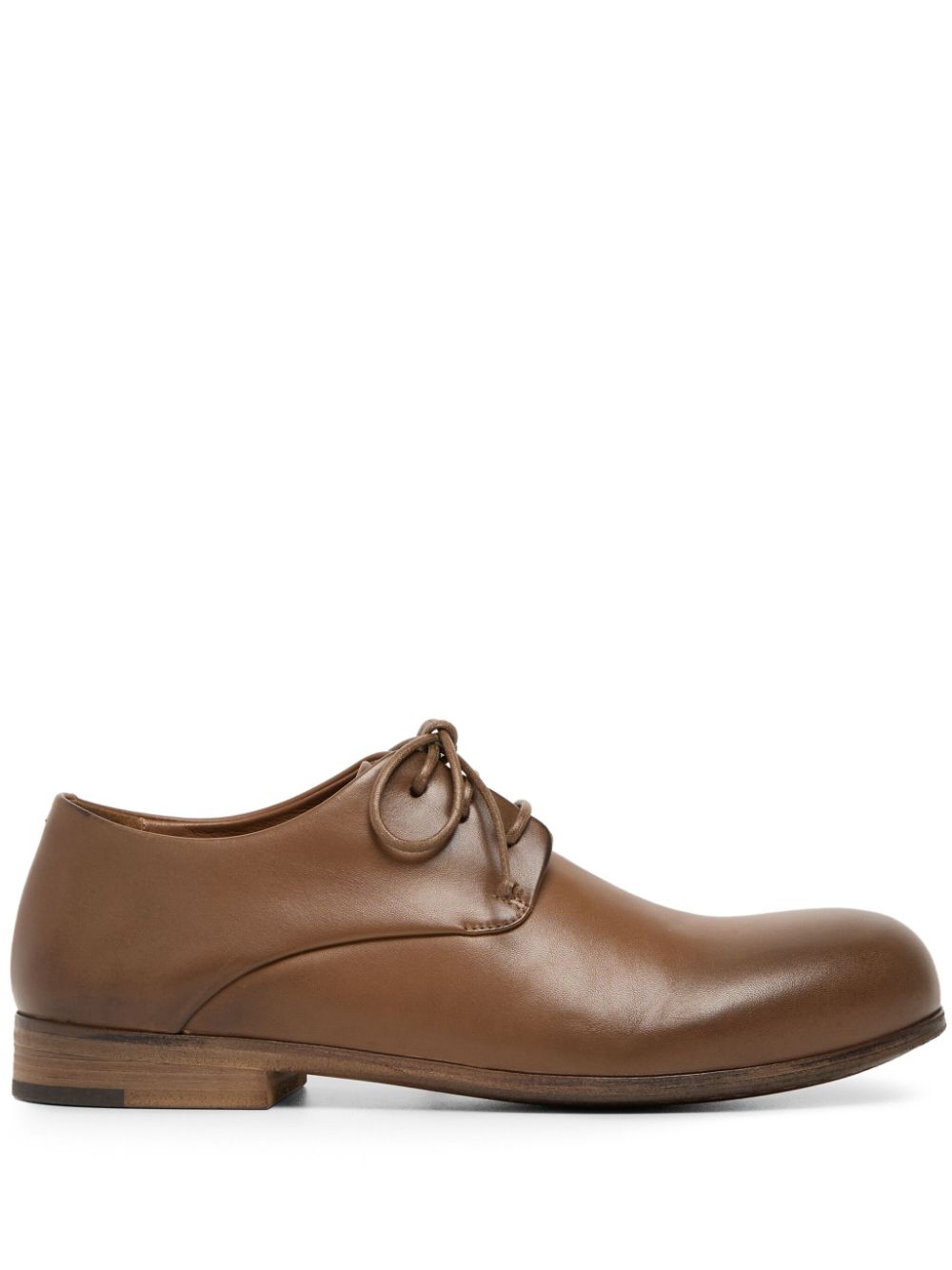 Zucca Media leather derby shoes - Brown