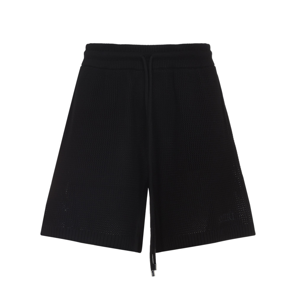 Crochet Mesh Short Black