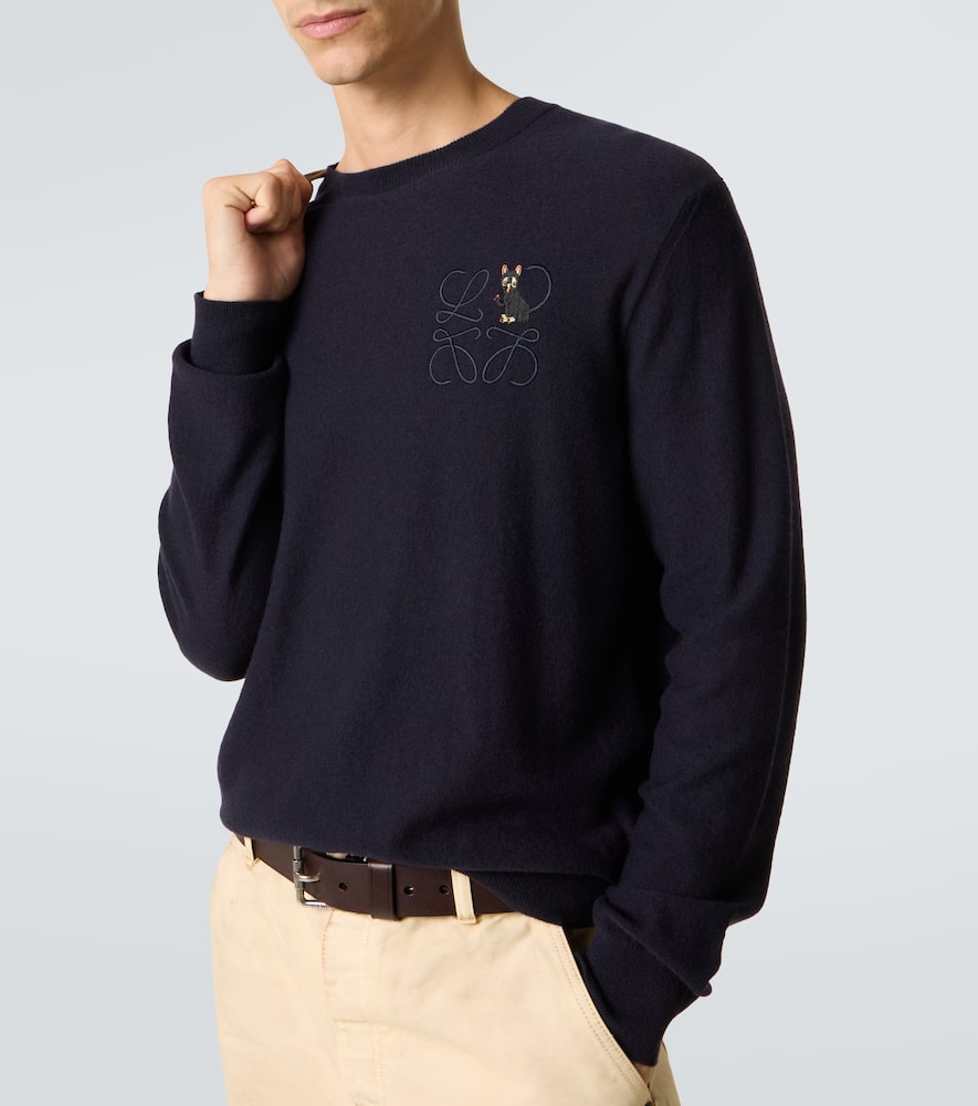 X Louis Wain Anagram wool-blend sweater