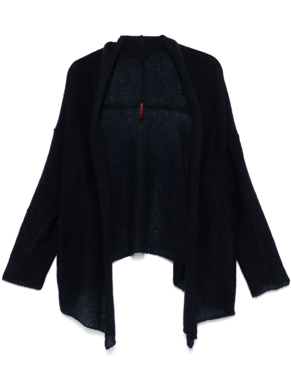 Purl-knit cardigan - Blue