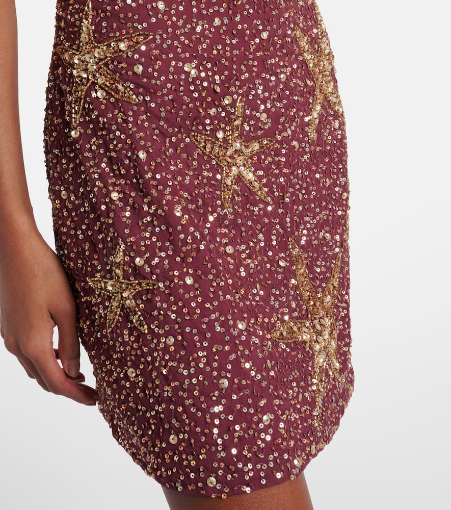 Christabel embellished minidress