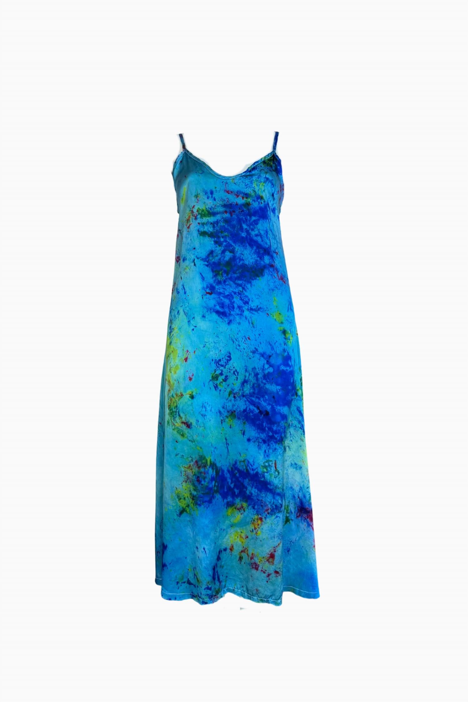 Women's Silk Fanny Dress In Riviera