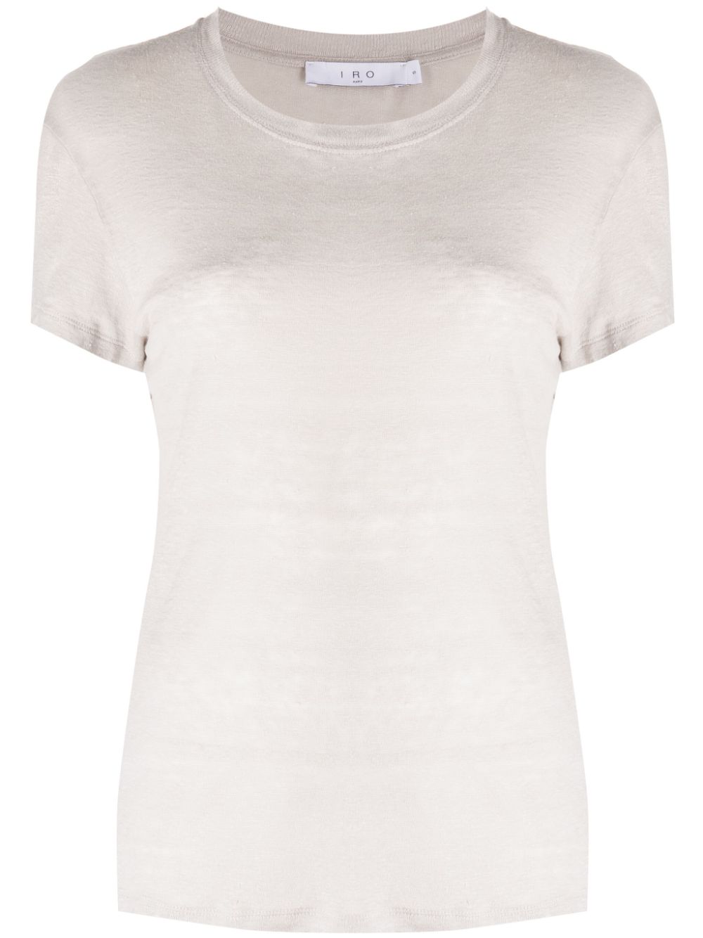 Third linen T-shirt - Grey