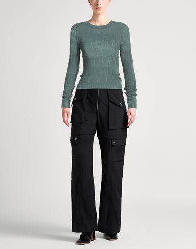 Woman Sweater Dark green Size M Viscose, Polyester
