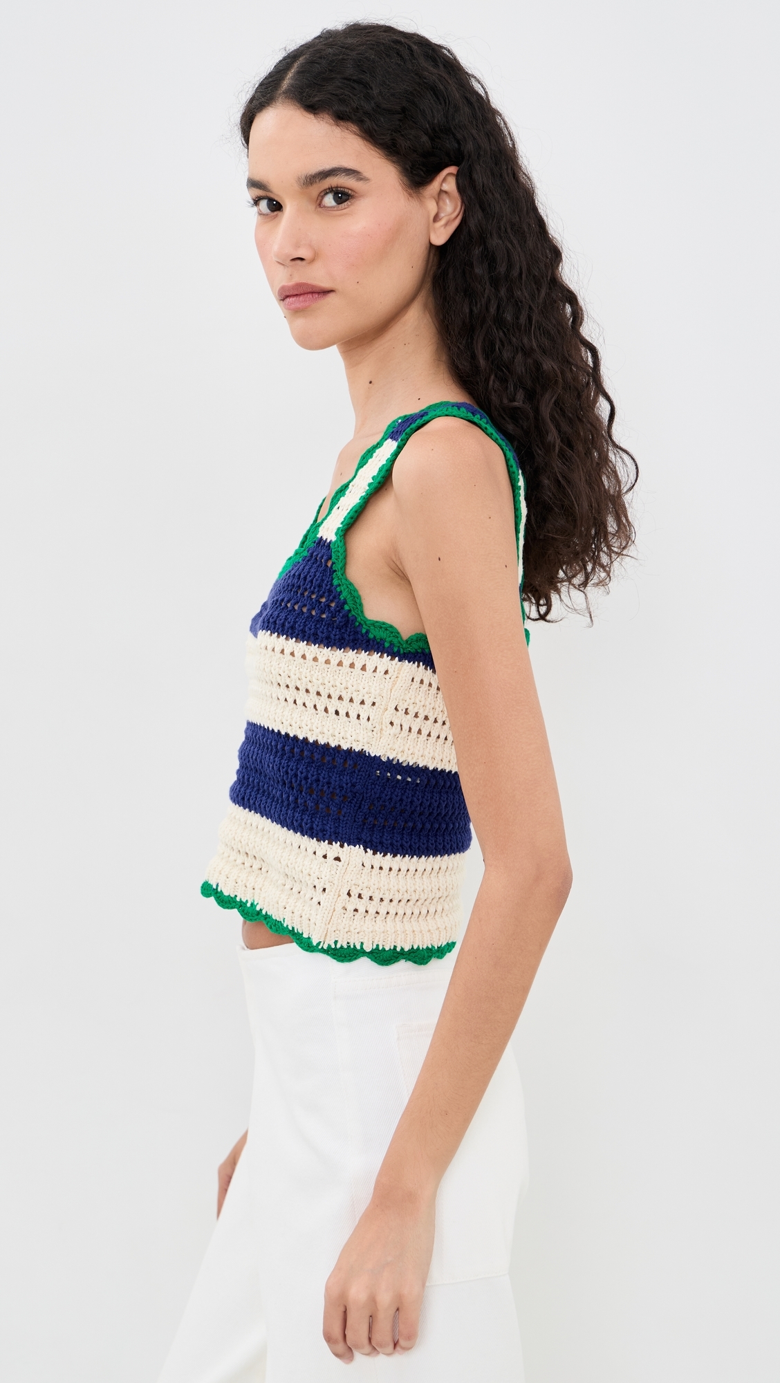 Justine Sweater Tank Nvy w/ Aw Stripe