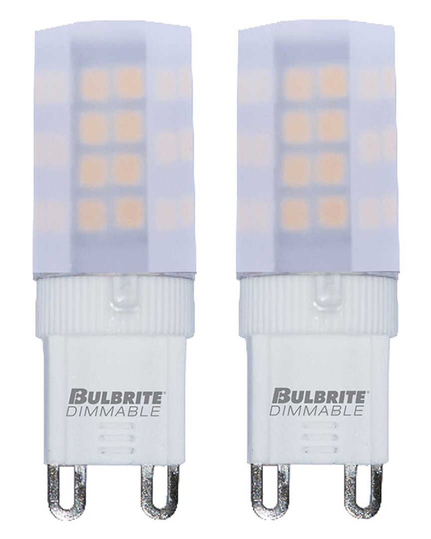 Pack Of 2-4.5 Watt Dimmable Frost Mini T4 Bi-Pin G9 LED Bulb,340 Lumens