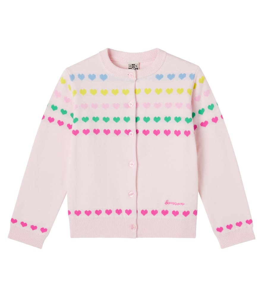Laligne jacquard cotton cardigan