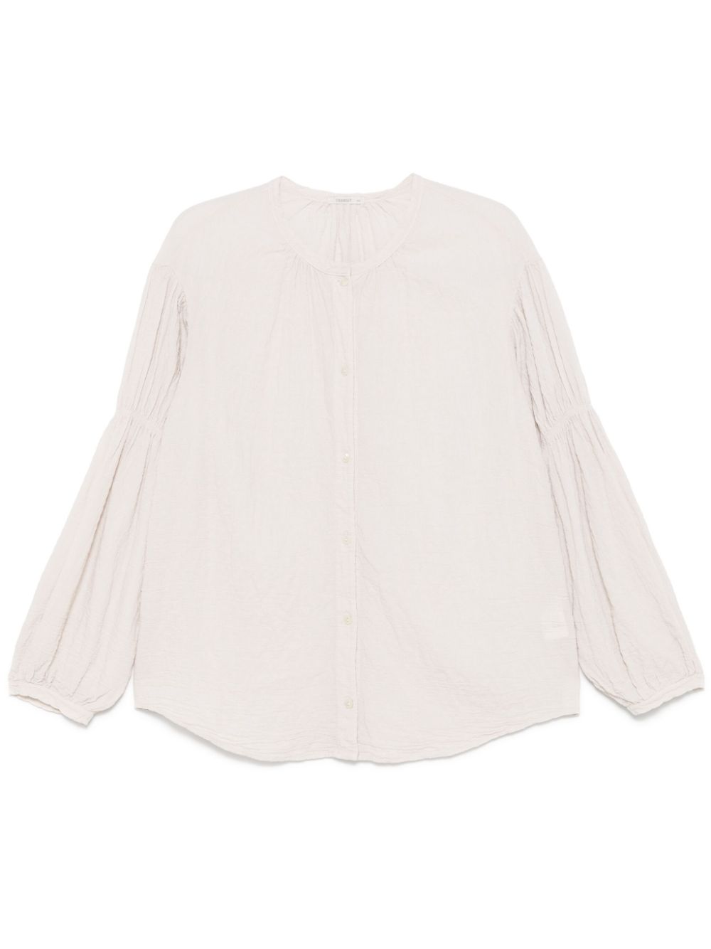 Crinkled blouse - White