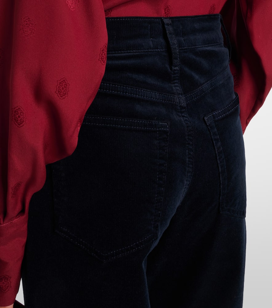 Le Slim Palazzo high-rise wide-leg jeans