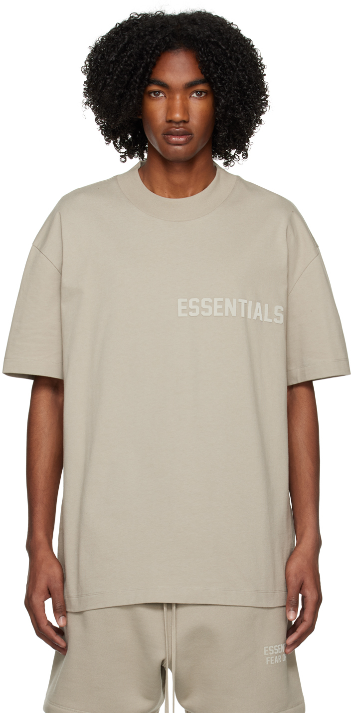 Gray crew neck T-shirt