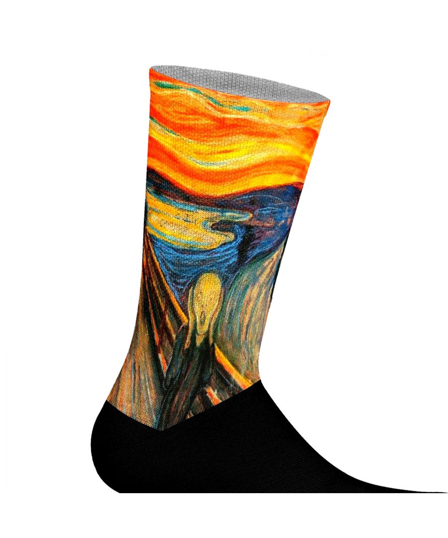 Jenes Socks Unisex Elastic Printed Long - Multicolour