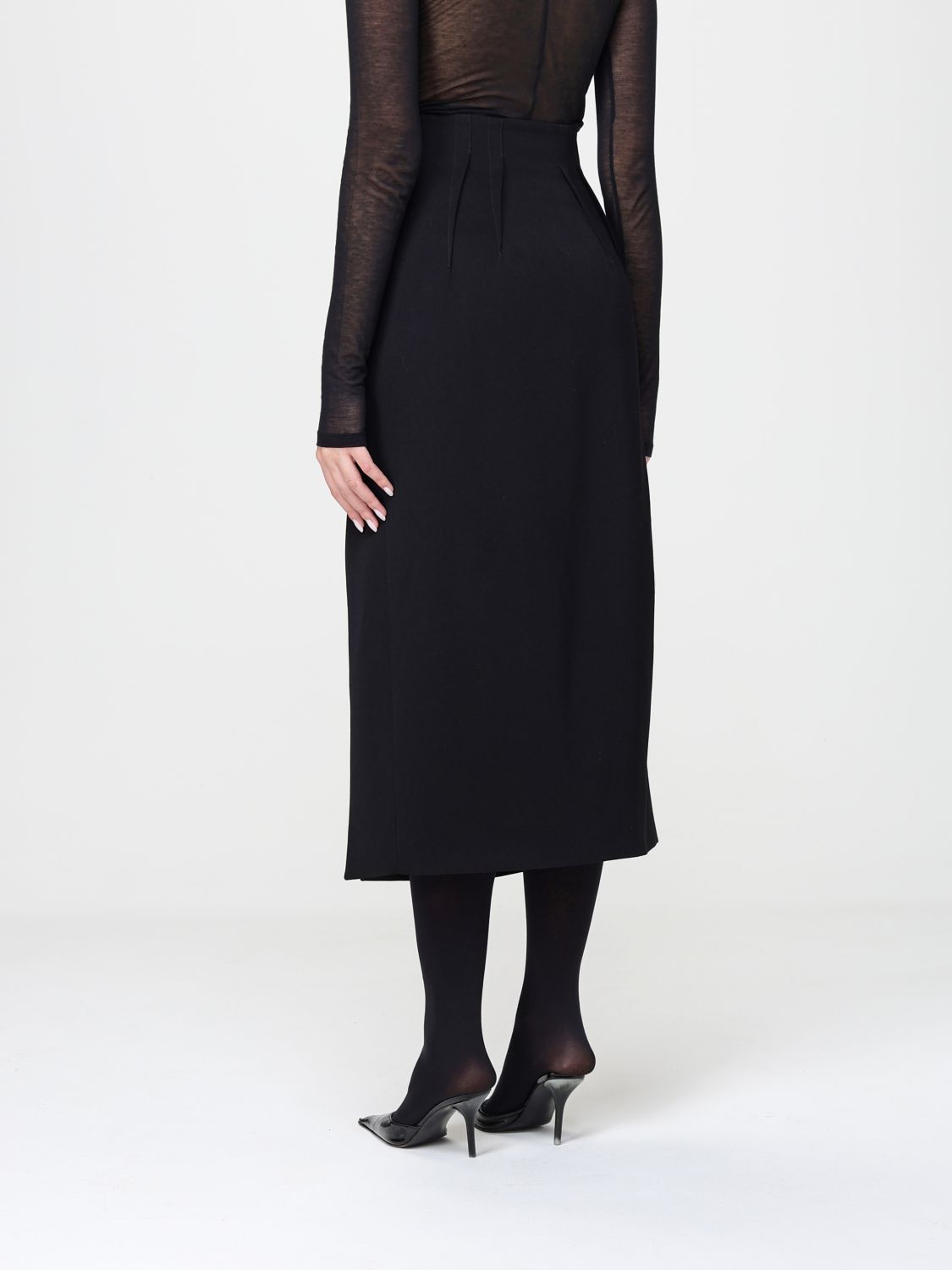 Skirt Woman color Black