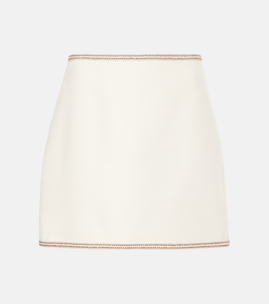 Veronica Beard Ohemia wool-blend miniskirt
