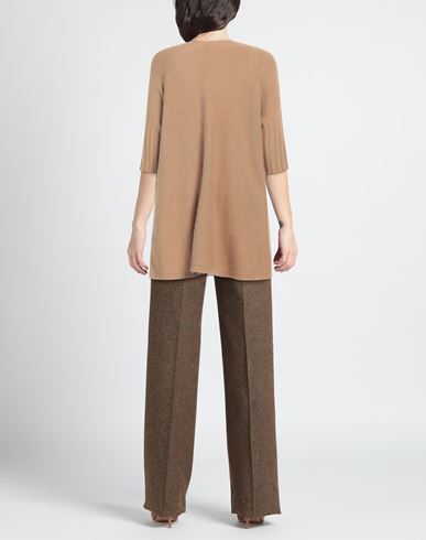 Sandro Ferrone Woman Sweater Camel Size L Acrylic, Polyamide, Wool, Elastane