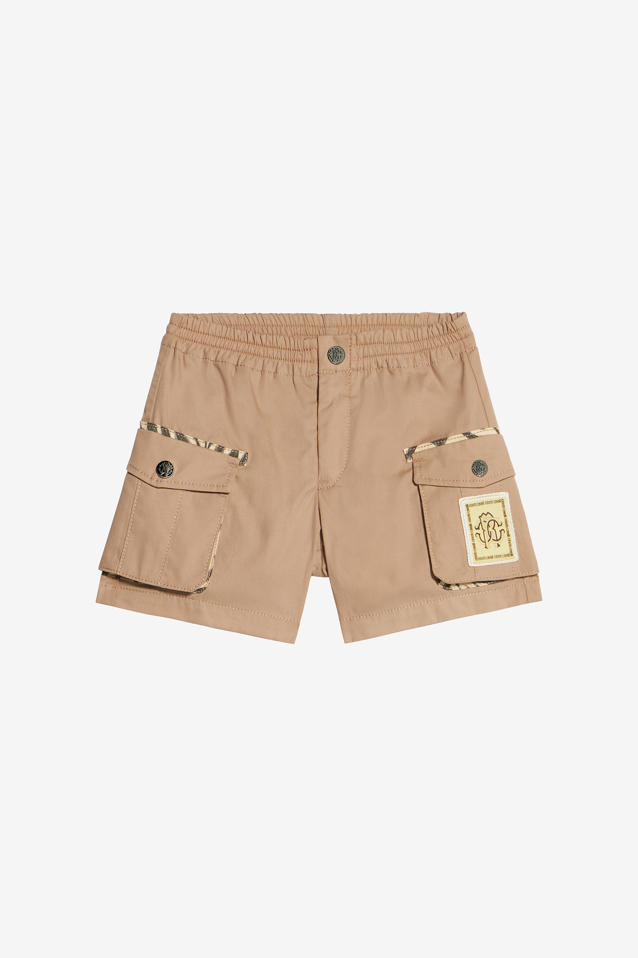 Shorts With Branded Patch - Male Baby Boys (6m