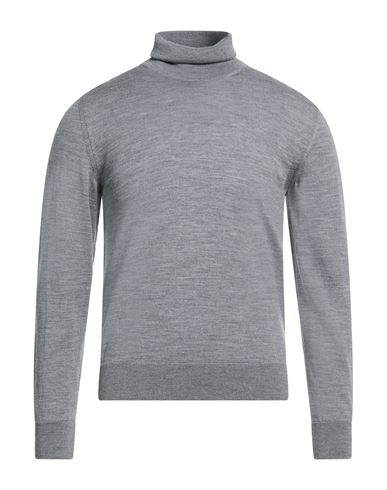 Man Turtleneck Grey Size 36 Wool