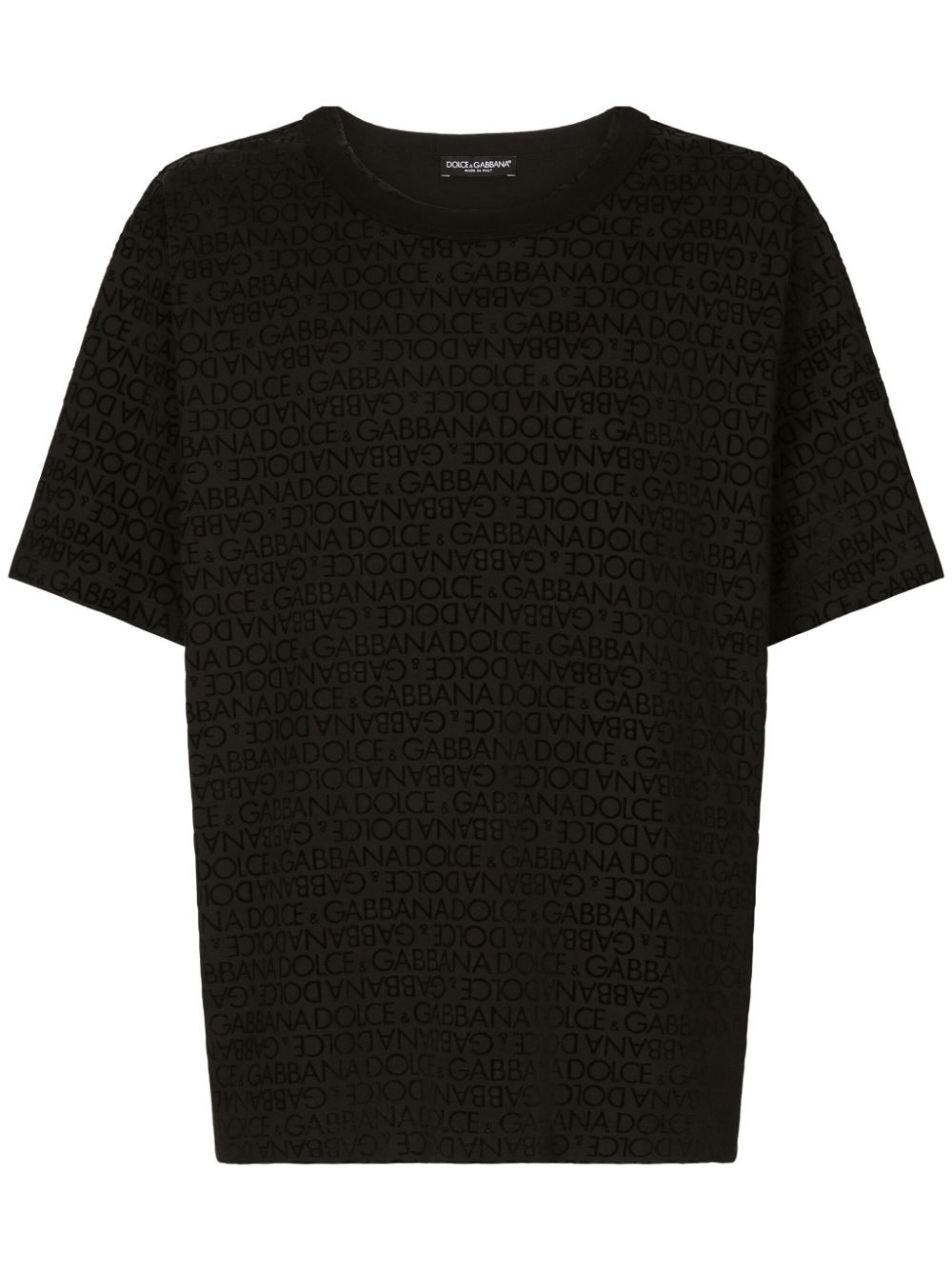 Logo-print cotton T-shirt - Black