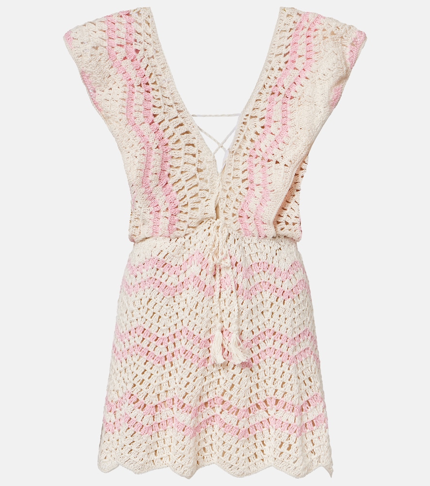 Melissa crochet cotton minidress