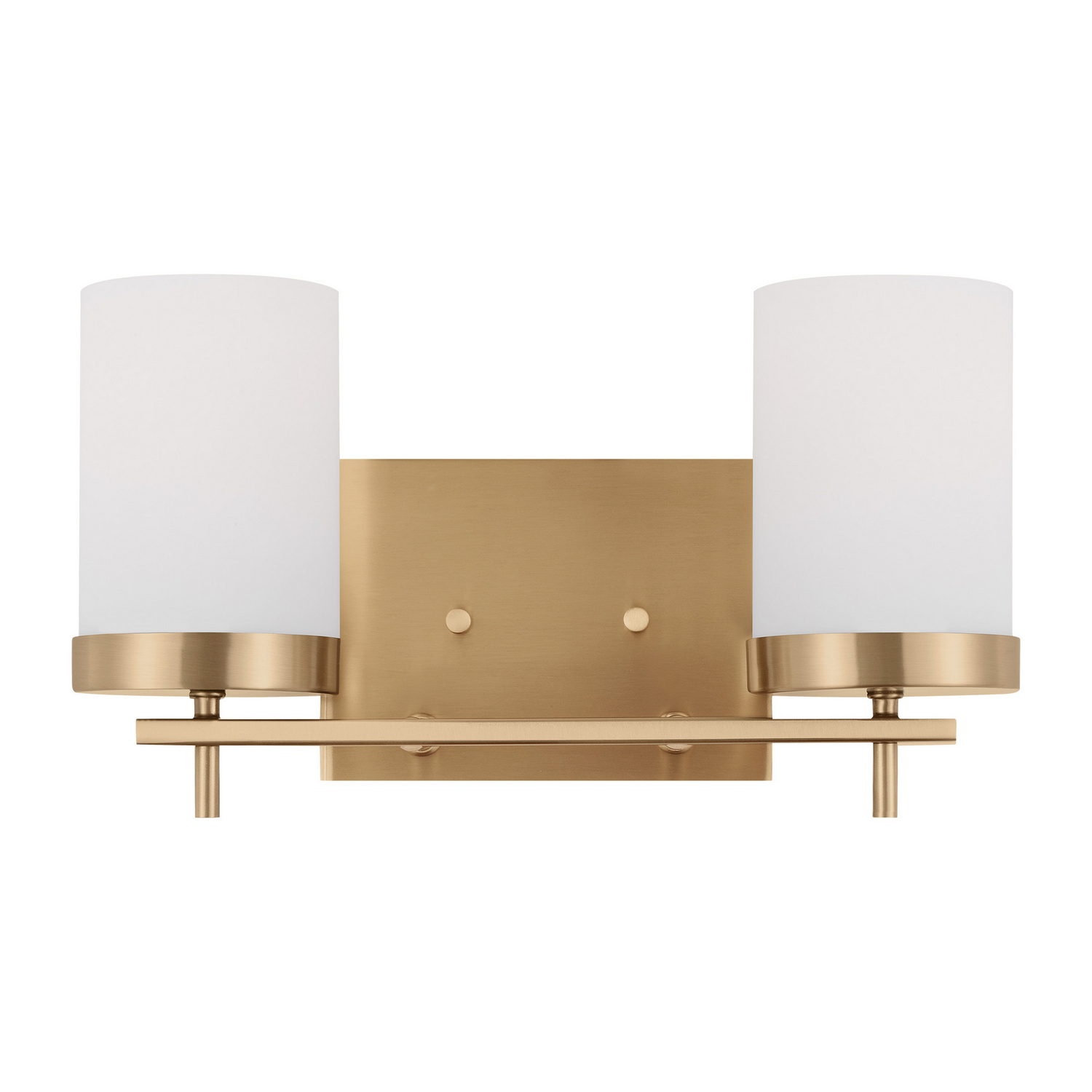 Zire 2-Light Bathroom Vanity Light in Satin Bra