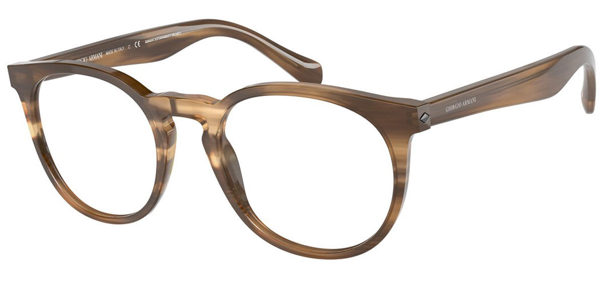 Giorgio Armani AR7214 5900 Men's Glasses Brown 49 - Free Lenses - Blue Light Block Available