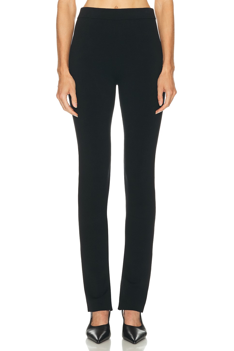 EAVES Aashna Zip Pant in Black - Black. XS also in XXS, S, M