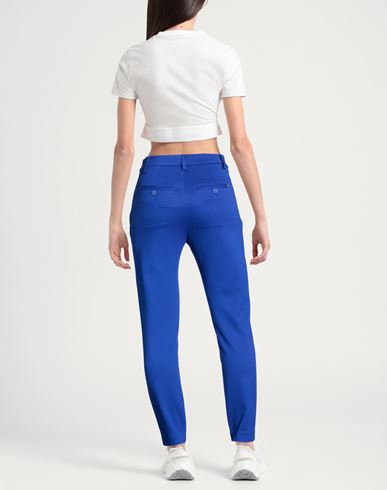 Woman Pants Blue Size 27 Viscose, Polyamide, Elastane