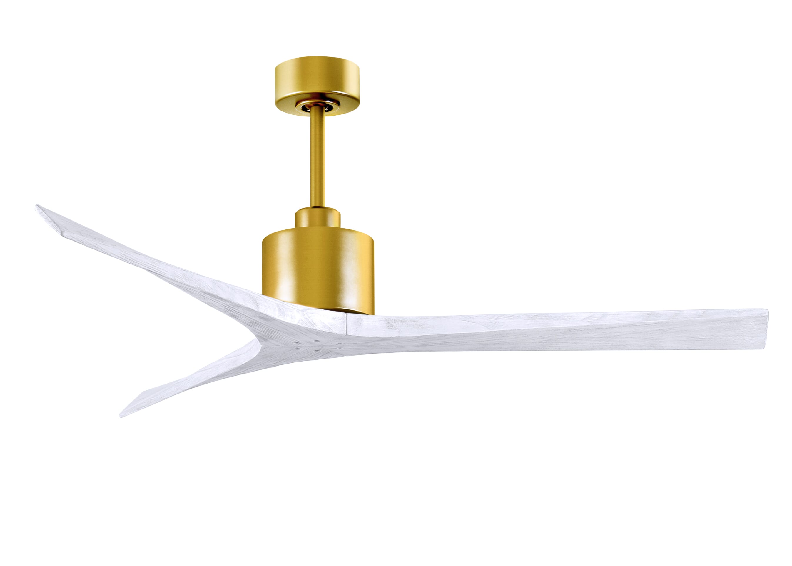 Mollywood 6-Speed Ceiling Fan in Brushed Brass with Matte White blade