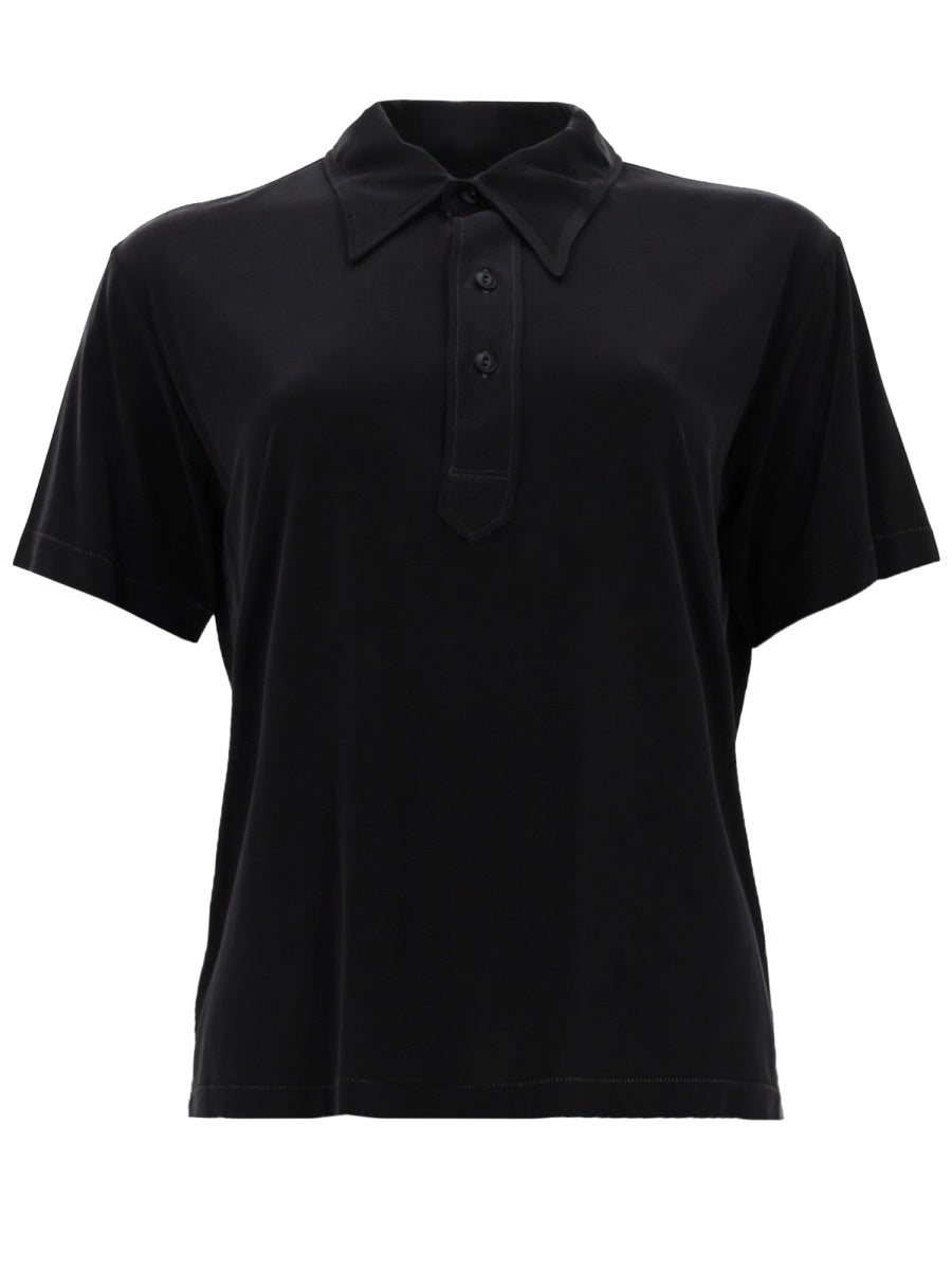 Polo Shirt in Stretch Technical Fabric