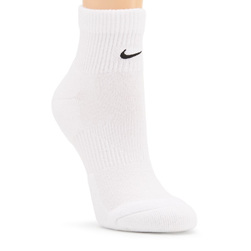3 Pack Medium Everyday Plus Cushion Script Ankle Socks (Black/Grey/White)