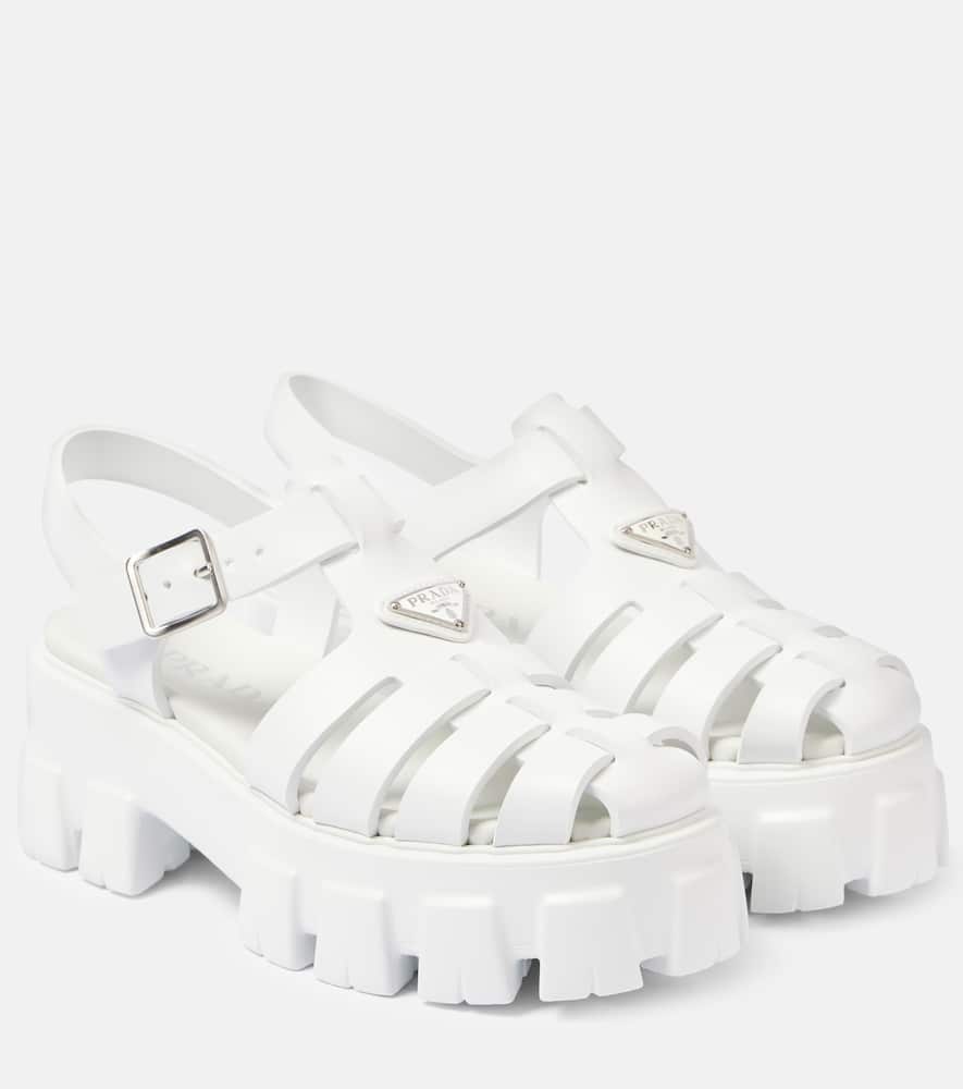 Prada Monolith platform sandals