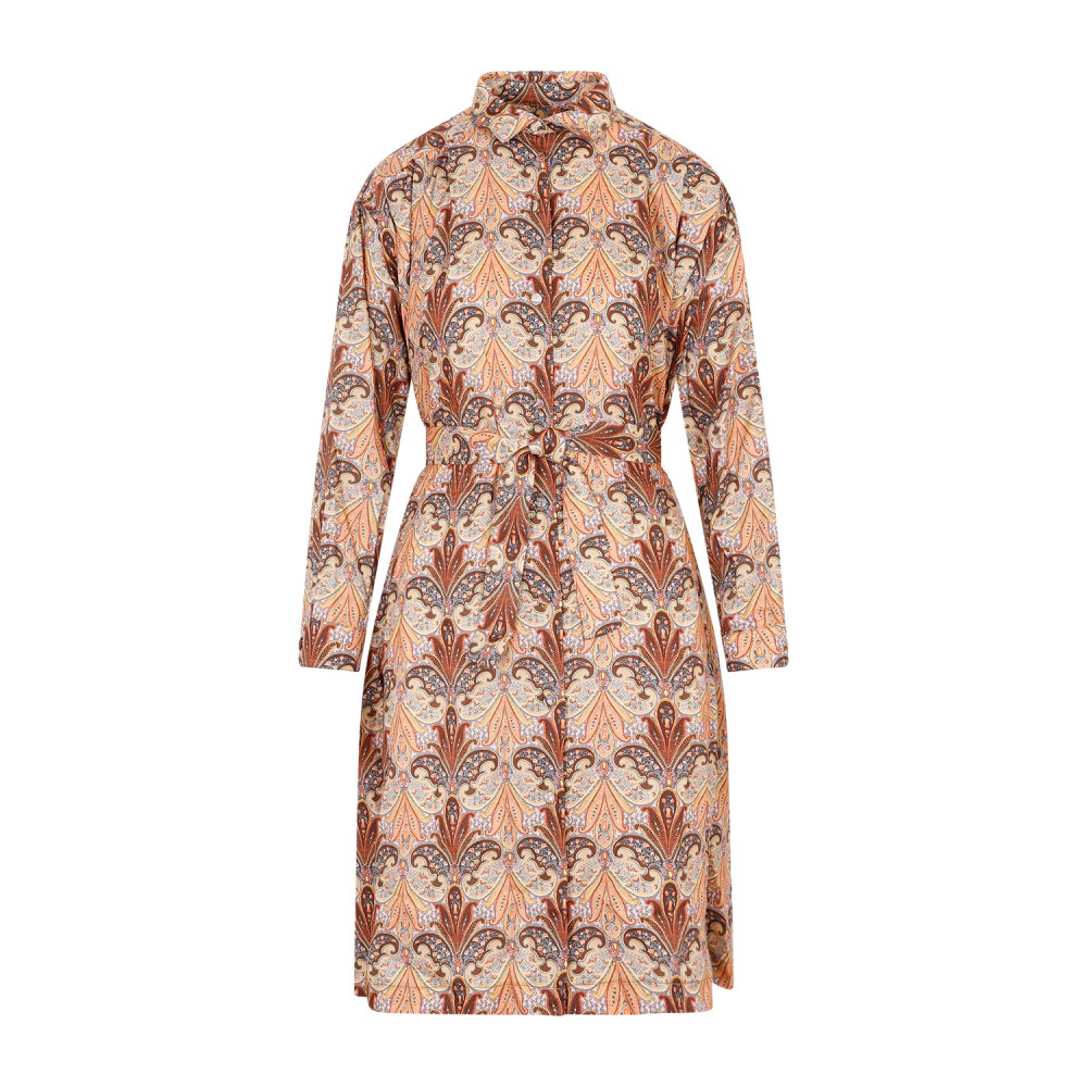 Printed Shirt Dress