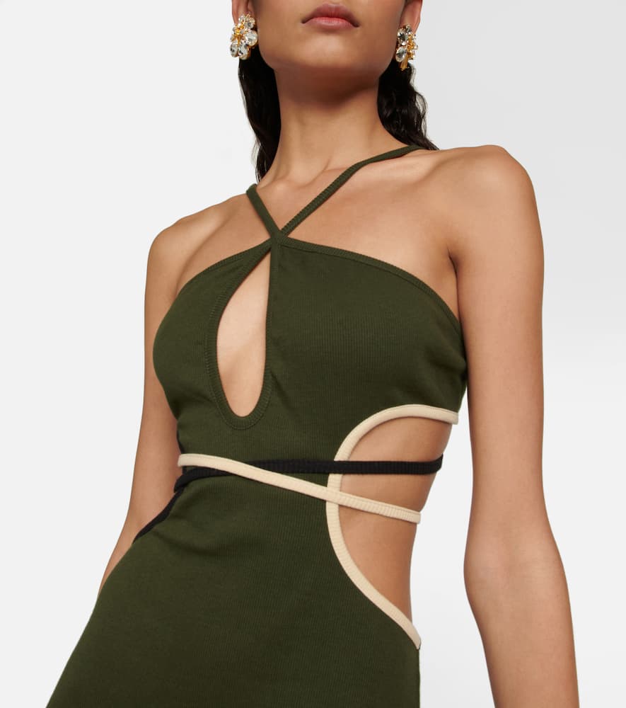 Cutout maxi dress