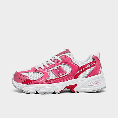 Big Kids 530 Casual Shoes in Pink Satin/Shadow Red