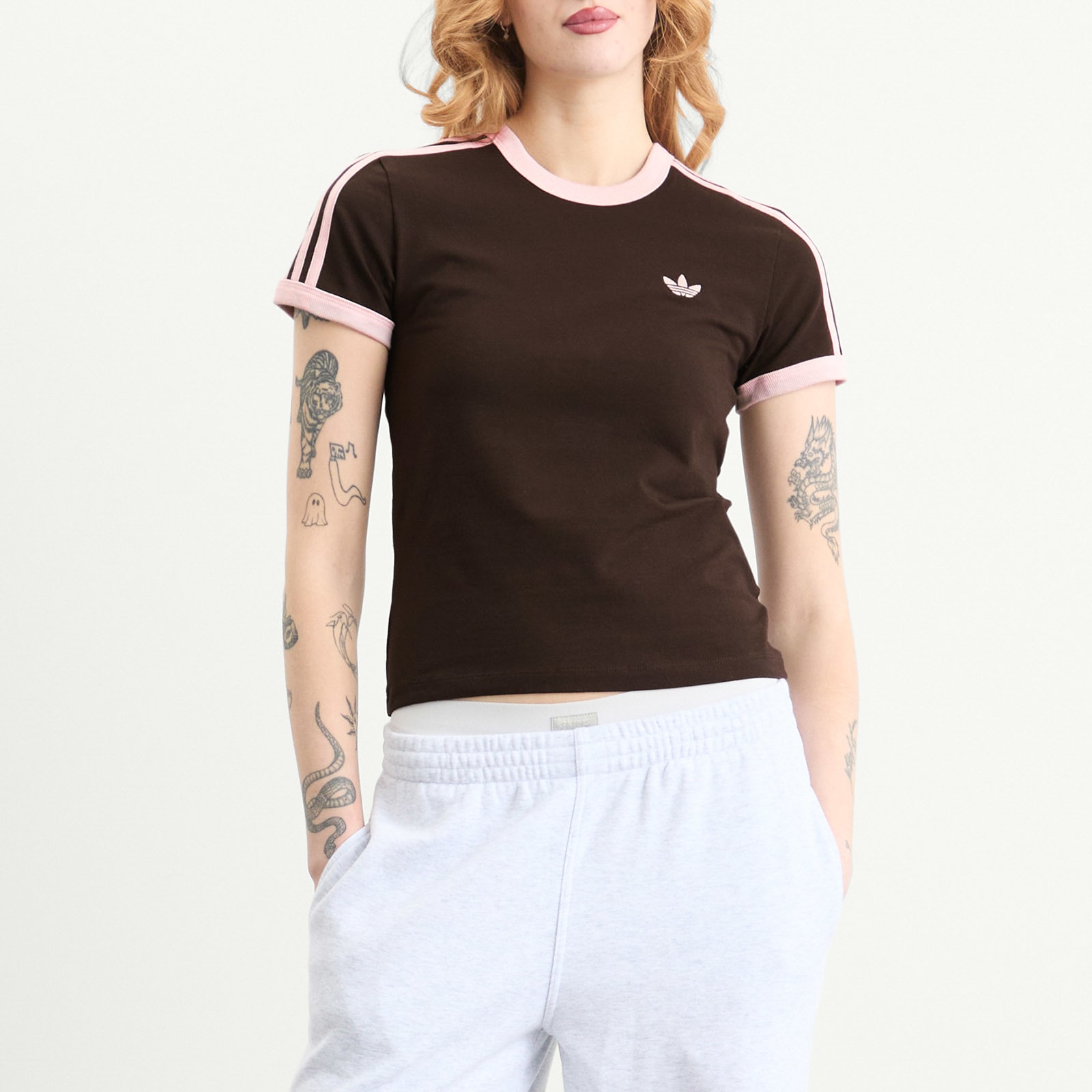 Women's 3S T-Shirt in Aurora Coffee/Sandy Pink