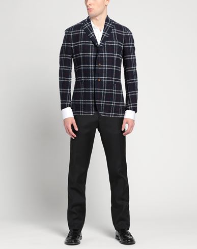 Man Blazer Navy Size 40 Wool, Polyamide