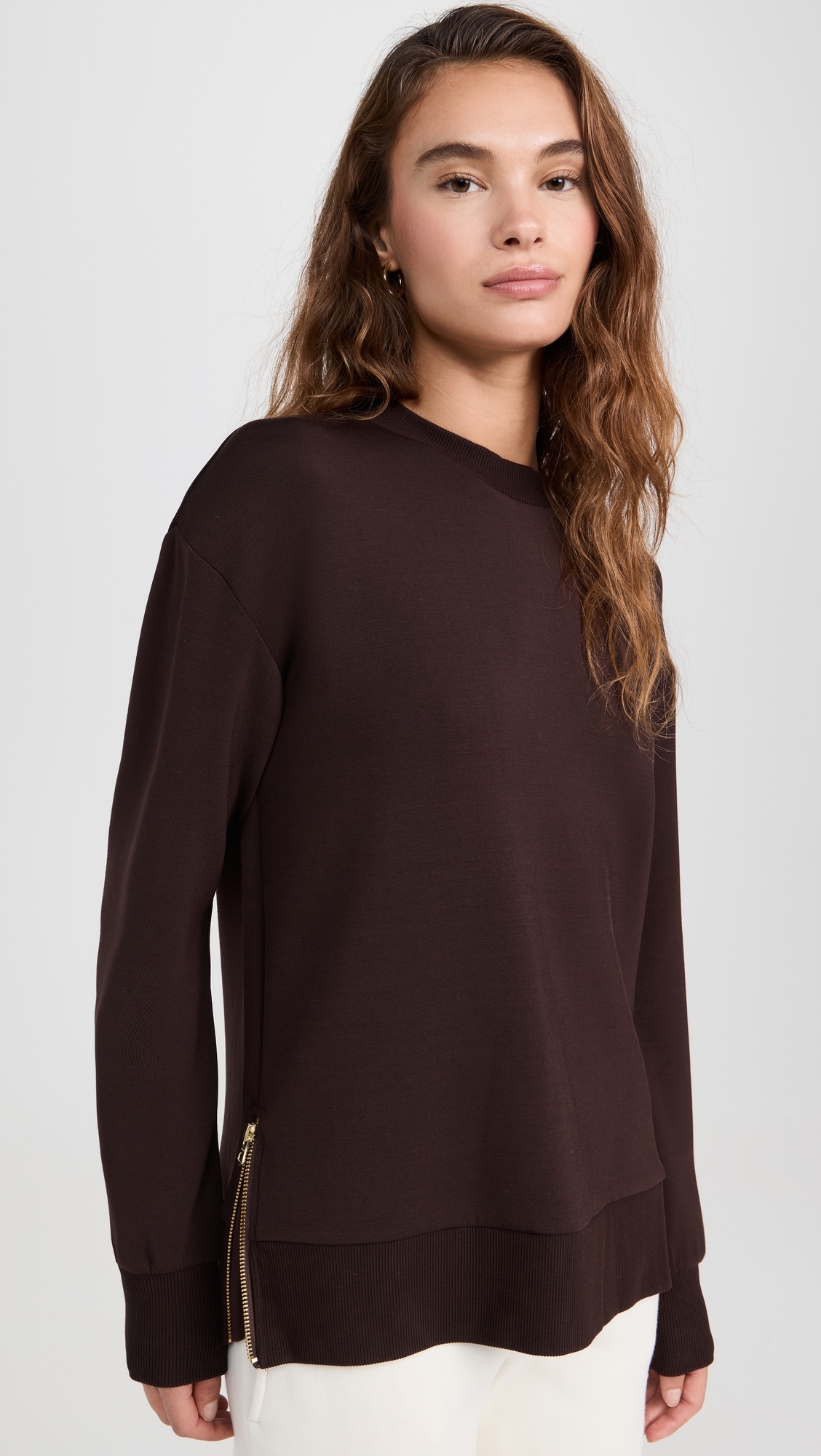 Gabriella Sweatshirt Coffee Bean