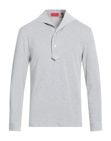 Man Polo shirt Grey Size 3XL Cotton