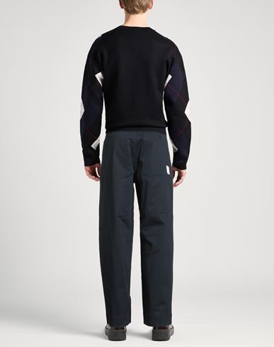 Man Pants Navy Size 30 Cotton, Elastane