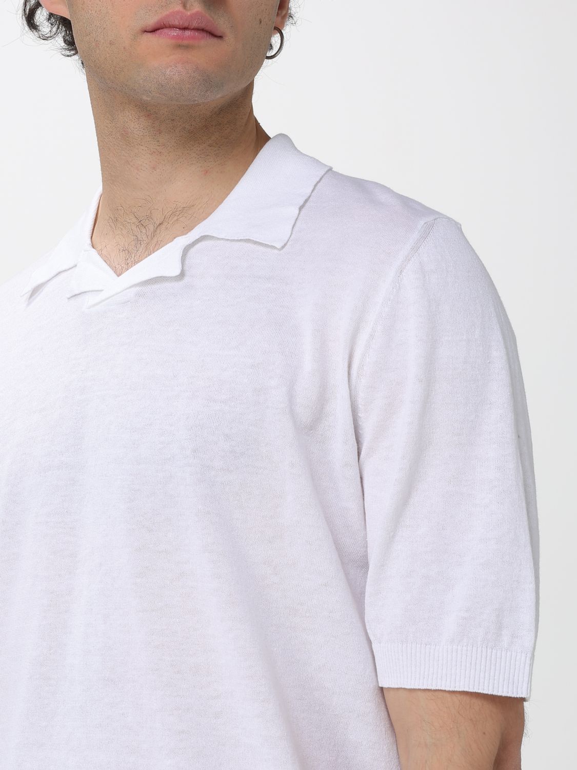 Polo Shirt Men color White