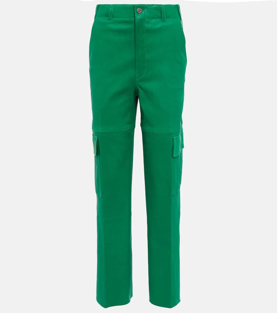 Axel leather cargo pants