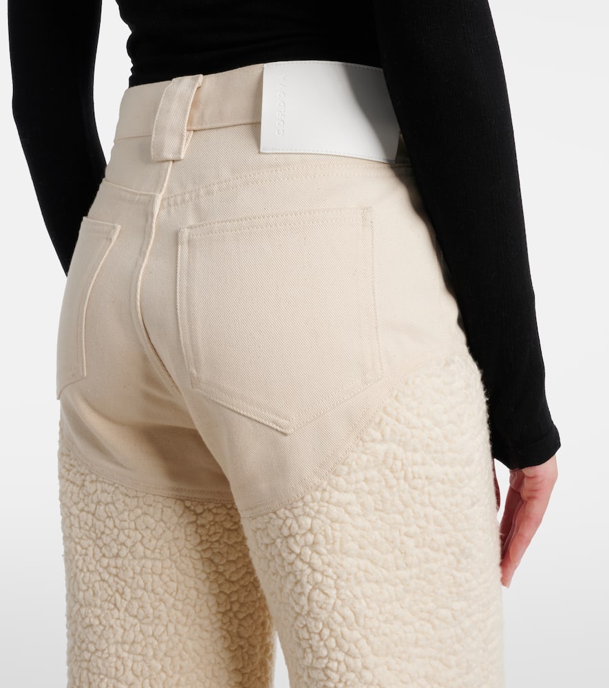 Kozzy wool-blend wide-leg pants