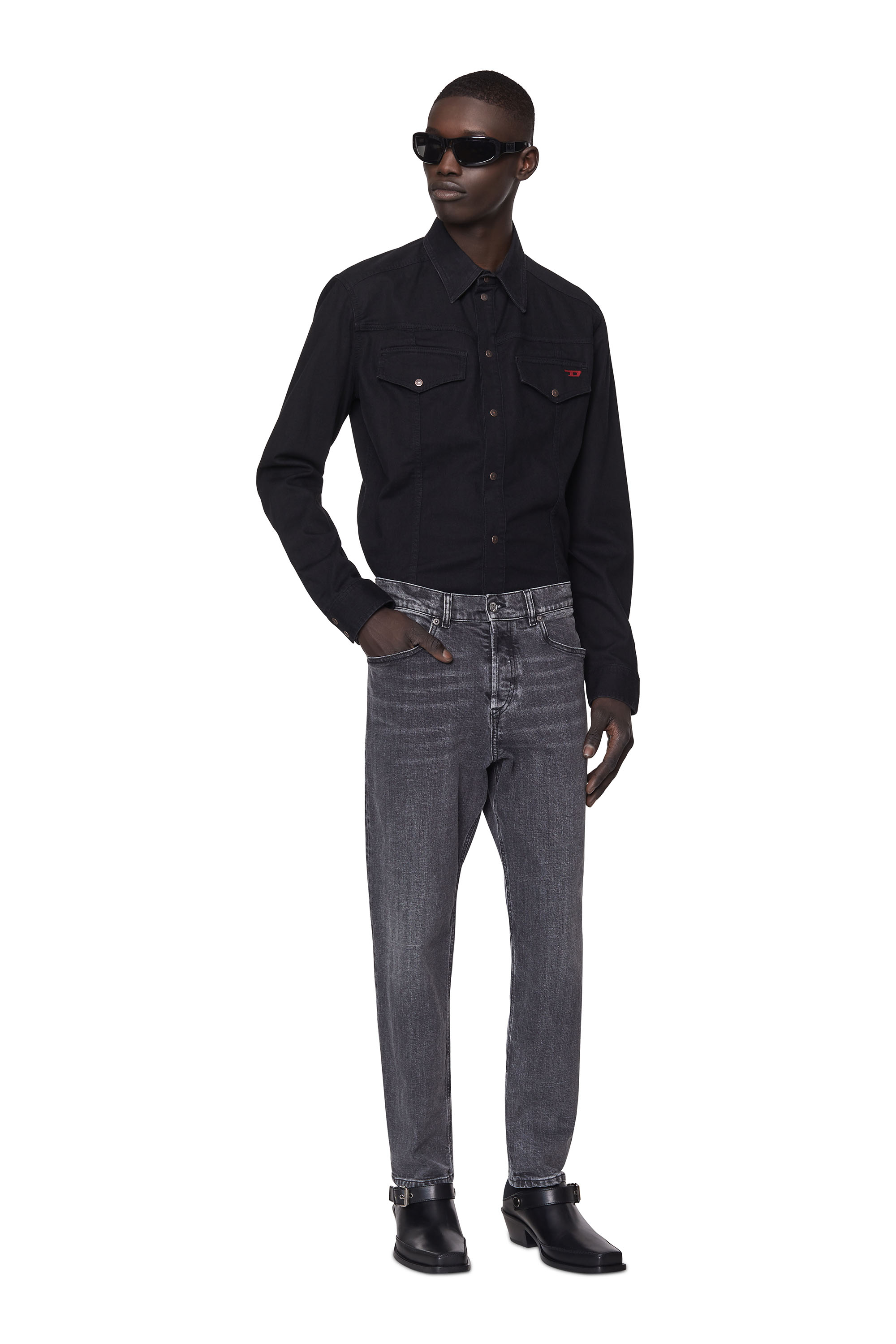 D-Fining tapered jeans - Grey