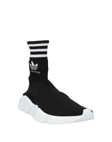 Man Sneakers Black Size 13 Textile fibers