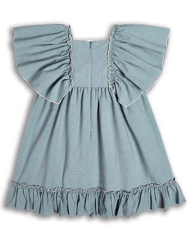 Kid Girl Kids' dress Slate blue Size 12 Cotton