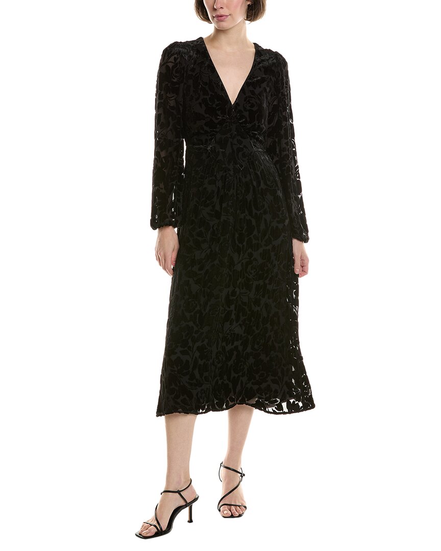 Wynnter Silk-Blend Midi Dress