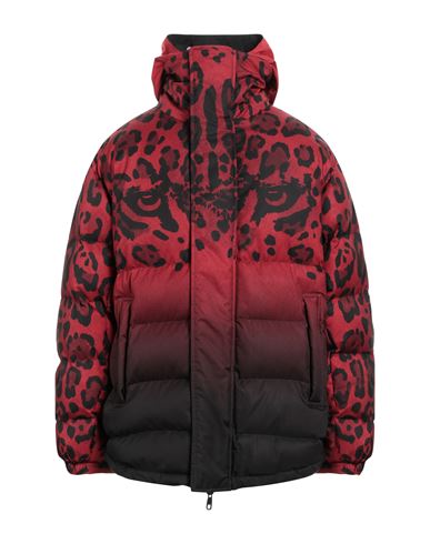 Man Puffer Red Size 40 Polyester, Polyurethane