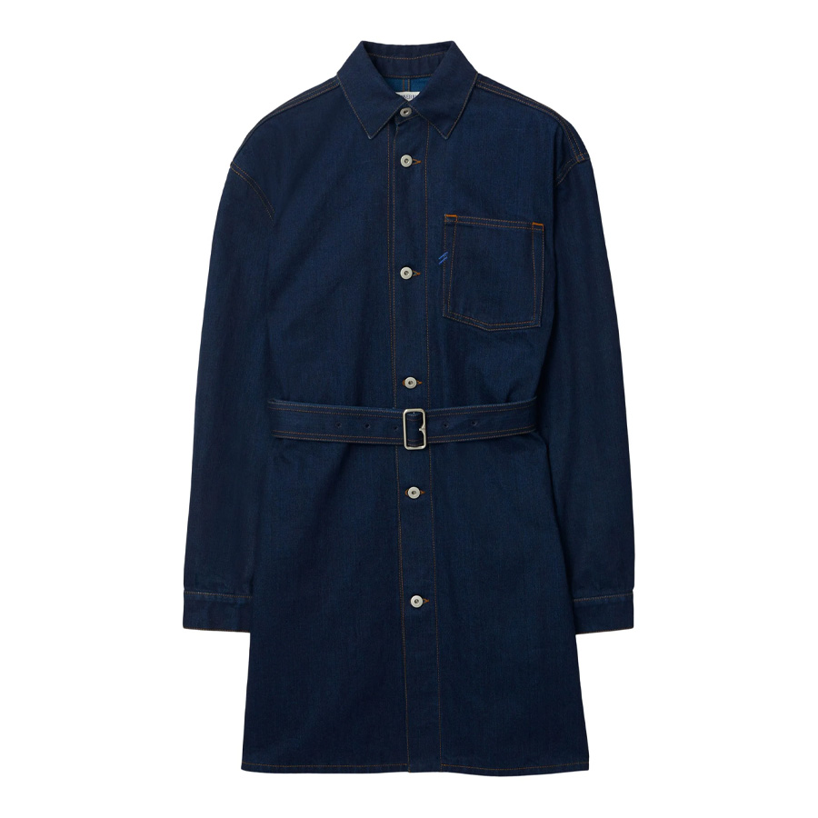 Japanese Belted Denim Shirtdress